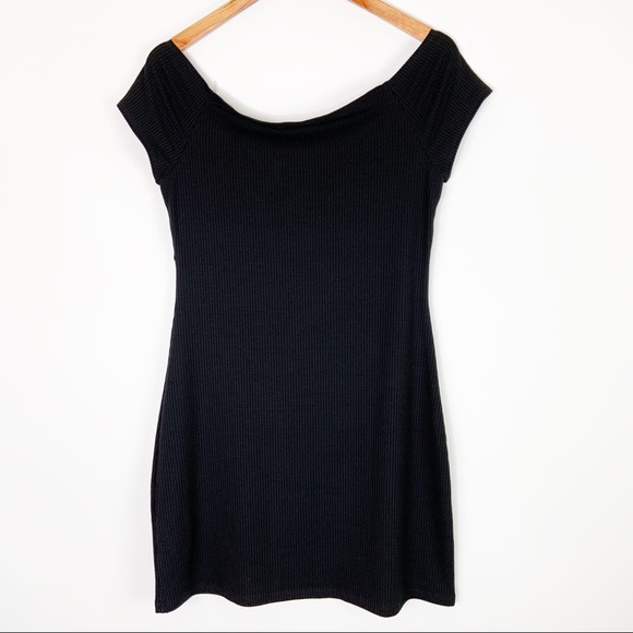 NWT Reformation Black Sweet Mini Dress Size Large - Picture 8 of 8